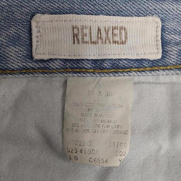 Men's Light Blue Denim Jeans Relaxed Fit | Arizona Jeans | 38x30 - Picture 7 of 7